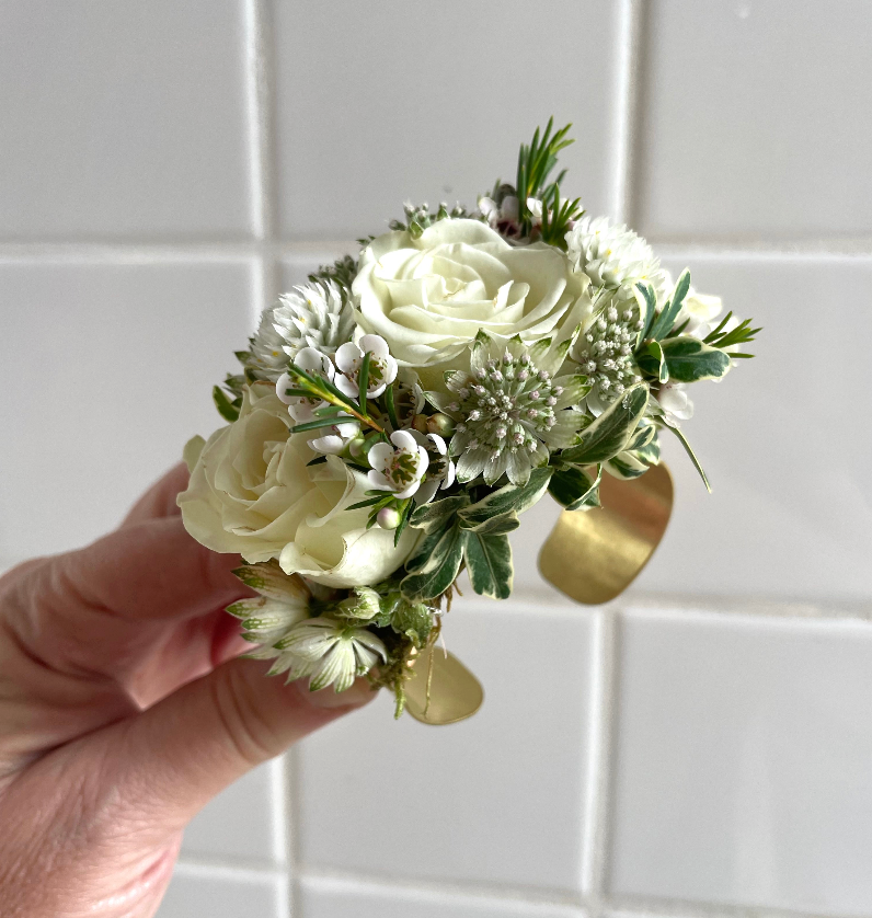 Custom Floral Cuff Corsage – Washday Floral