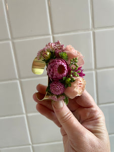 Custom Floral Cuff Corsage