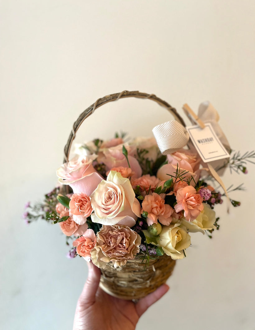 Floral Basket Centerpiece