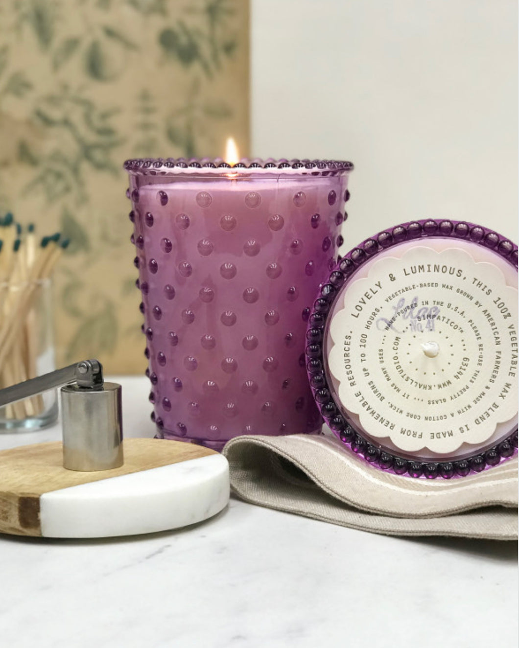 Hobnail Candle by Simpatico (6 scents to choose from!)