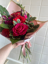 Load image into Gallery viewer, Wrapped Luxury Rose Bouquet: Vibrant  ($75-$175)