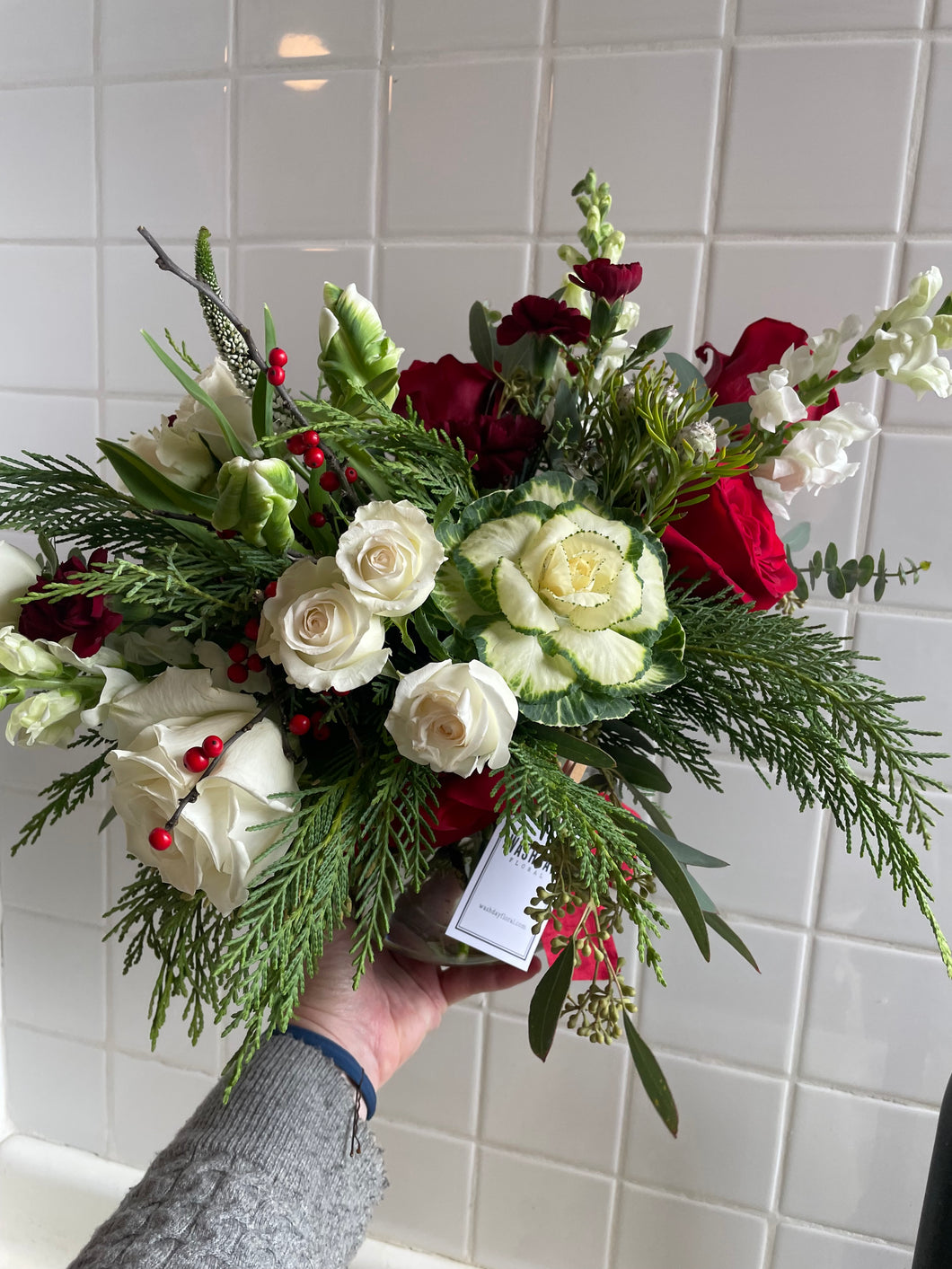 Holiday Vase Arrangement