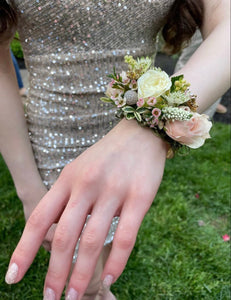 Custom Floral Cuff Corsage