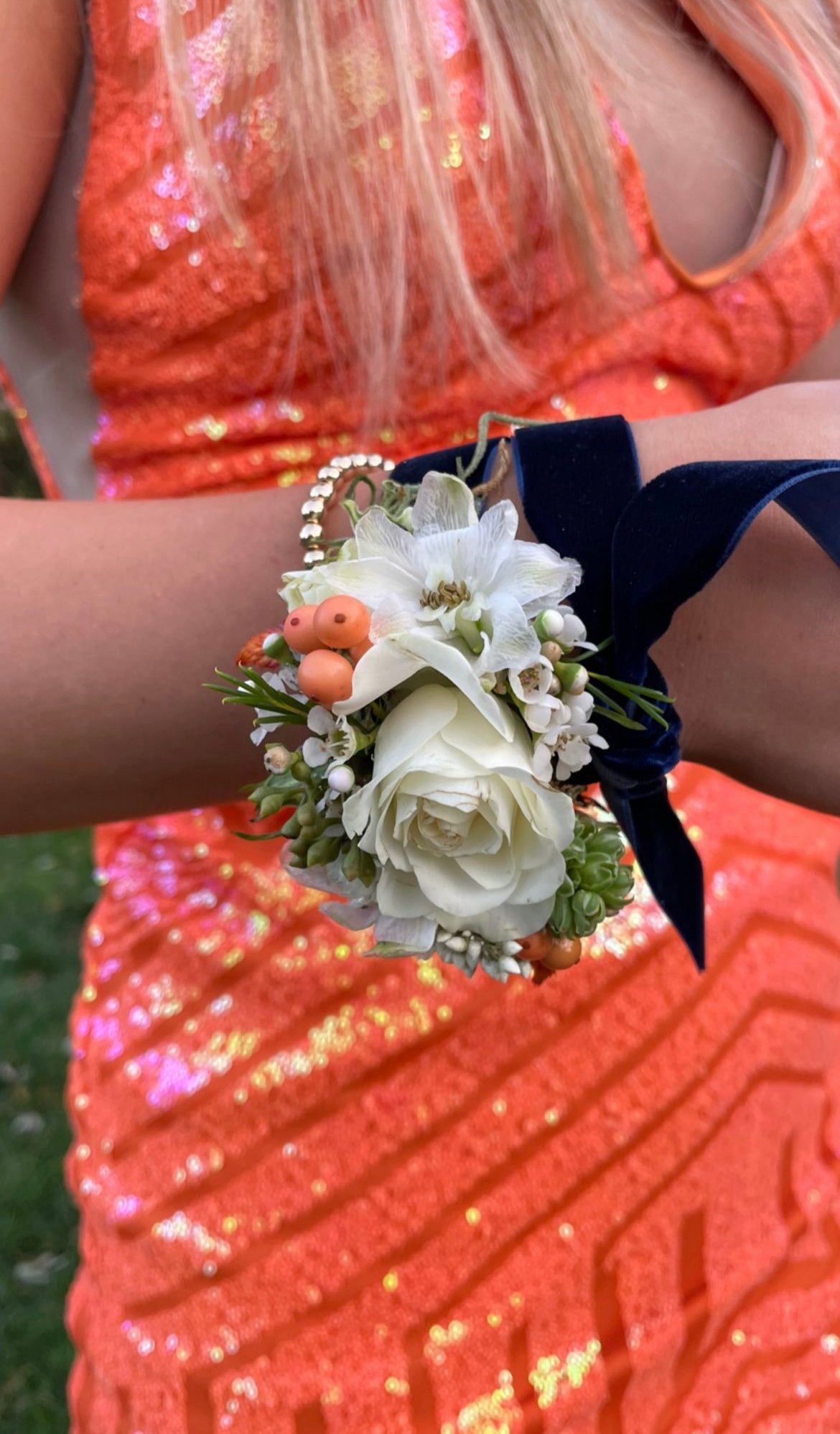 Ribbon Corsage Washday Floral Ribbon Corsage Washday Floral