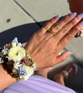 Custom Floral Cuff Corsage