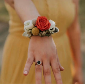 Custom Floral Cuff Corsage