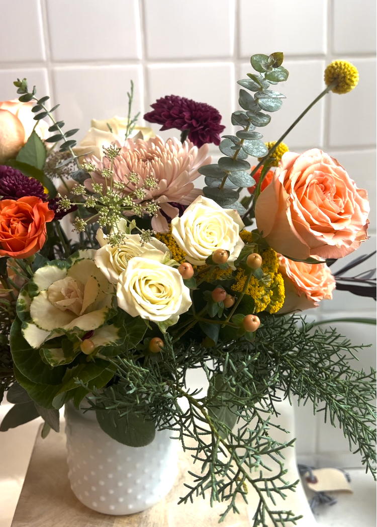Thanksgiving Vase Centerpiece