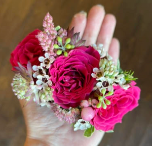 Custom Floral Cuff Corsage